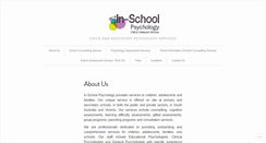 Desktop Screenshot of inschoolpsychology.com