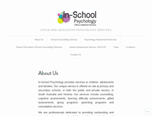 Tablet Screenshot of inschoolpsychology.com
